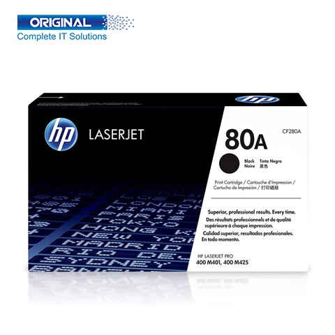 HP 80A Black Original LaserJet Toner (CF280A)