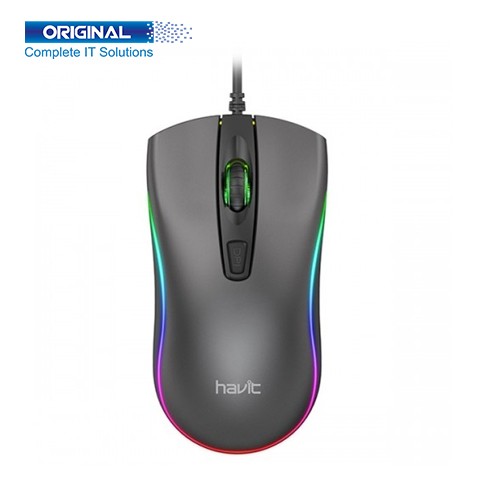 Havit MS72 Cool RGB LED USB Optical Gaming Mouse