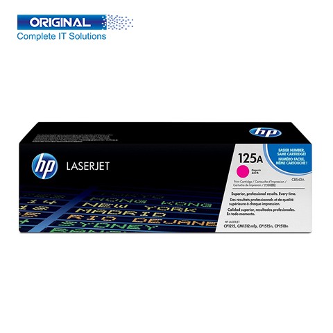 HP 125A Magenta Original Color LaserJet Toner (CB543A)