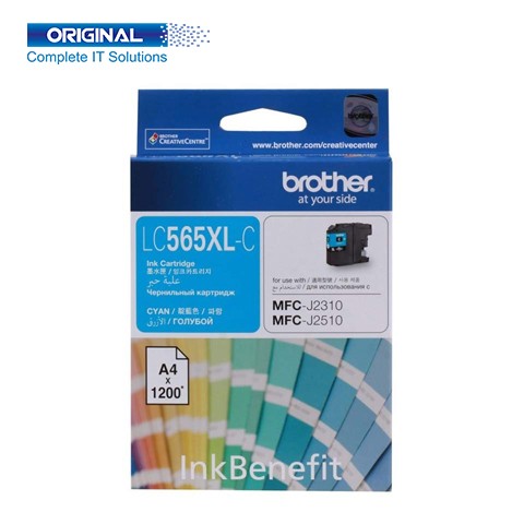 Brother LC565XL Cyan Original Ink Cartridge