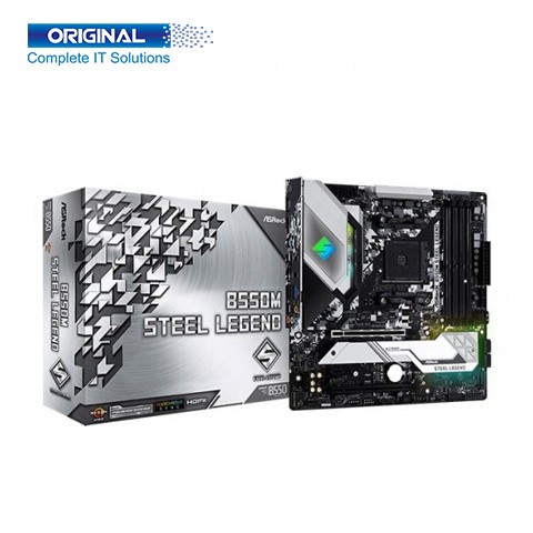 ASRock B550M Steel Legend DDR4 3rd Gen AMD  Motherboard