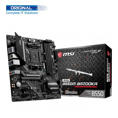 MSI MAG B550M BAZOOKA AMD 3rd Gen AM4 Micro ATX Motherboard