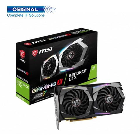 MSI GEFORCE GTX 1660 Ti GAMING X 6G Graphics Card (Bundle With PC)