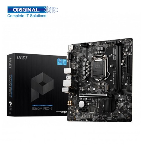 MSI B560M PRO-E 10th and 11th Gen Micro ATX Motherboard