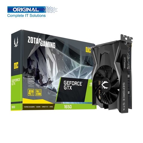 ZOTAC GAMING GeForce GTX 1650 OC 4GB GDDR6 Graphics Card