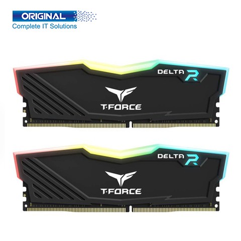 Team Delta 32GB (16GB X2) DDR4 3200Mhz RGB Desktop RAM