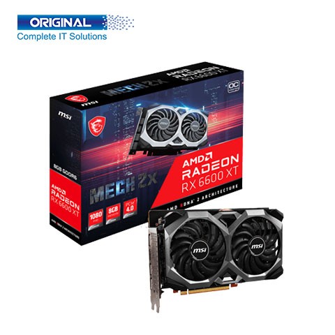 MSI Radeon RX 6600 XT MECH 2X 8G OCV1 GDDR6 Graphics Card