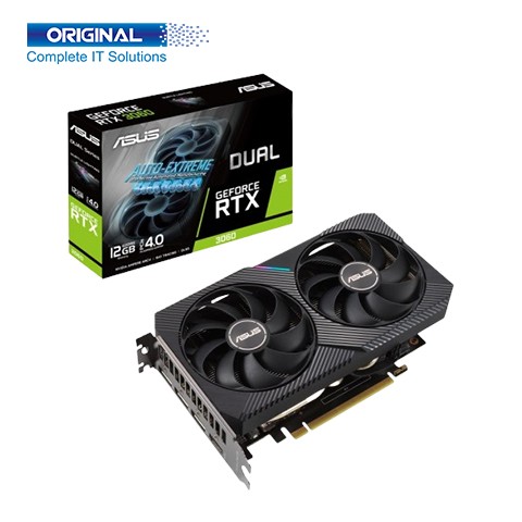 Asus Dual GeForce RTX 3060 V2 OC Edition 12GB GDDR6 Graphics Card