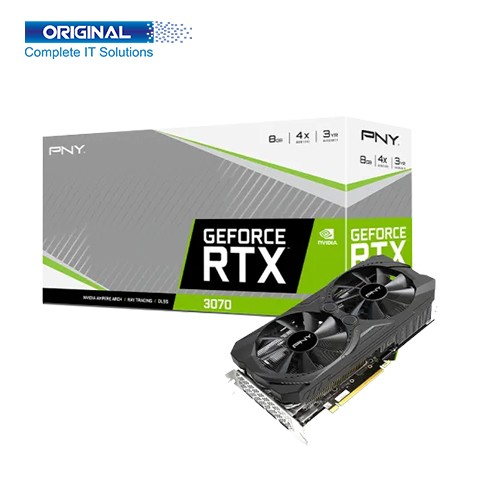 PNY GeForce RTX 3070 8GB UPRISING Dual Fan LHR GDDR6 Graphics Card