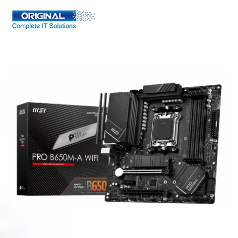 MSI PRO B650M-A WIFI DDR5 AMD AM5 mATX Motherboard