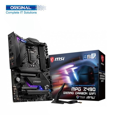 MSI MPG Z490 Gaming Carbon Wi-Fi 10th Gen ATX Motherboard