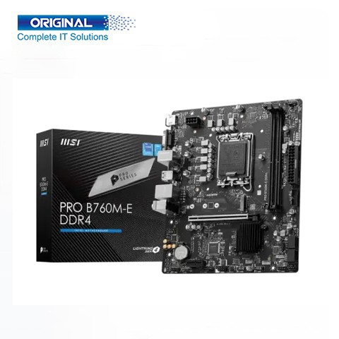 MSI PRO B760M-E DDR4 12th & 13th Gen mATX Motherboard