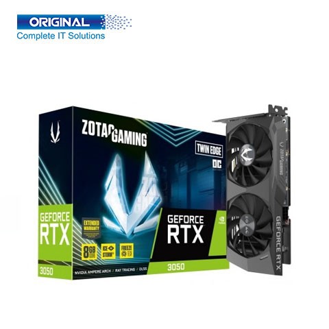 Zotac Gaming GeForce RTX 3050 Twin Edge OC 8GB GDDR6 Graphics Card