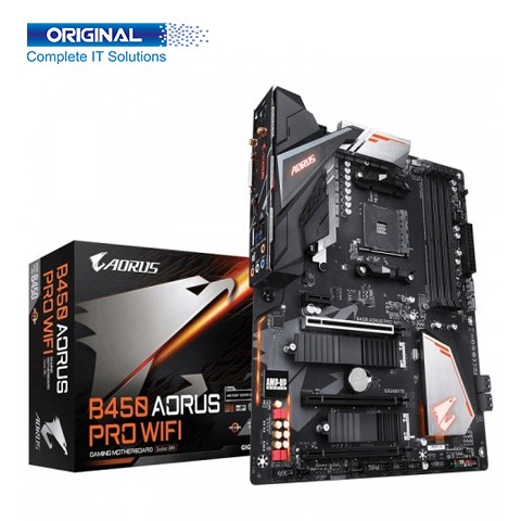 Gigabyte B450 AORUS PRO Wi-Fi AMD ATX Motherboard