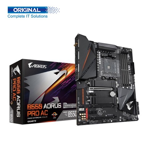 Gigabyte B550 AORUS PRO AC Wi-Fi AMD Gaming Motherboard