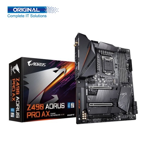 Gigabyte Z490 AORUS PRO AX 10th Gen Intel LGA1200 WiFi ATX Motherboard